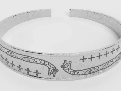 -Viking Bracelet V1- 3D model