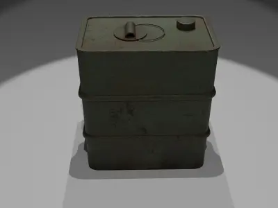Metal Box Free low-poly 3D model purchase