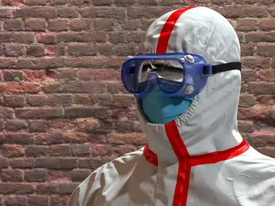 Chemical Protective Suit 3D model