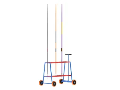 Athletics Javelin Trolley 3D model