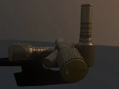 RGD-33 Hand Grenade GameReady Low-poly 3D model