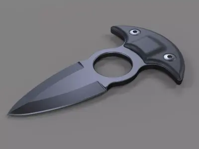 Push dagger 6 3D model