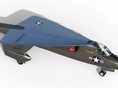 XV-2 Convertiplane  VTOL 3D model