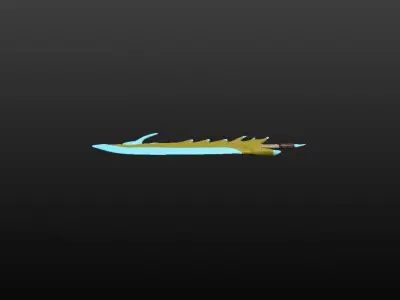 Sword Dragon - Class Code 3D model