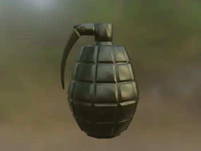 Grenade 3D model 7