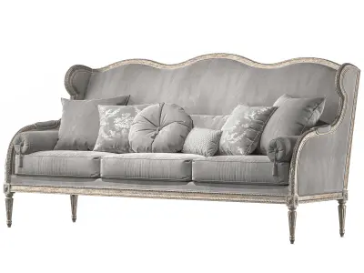 chairish sofa art 4353 3D model