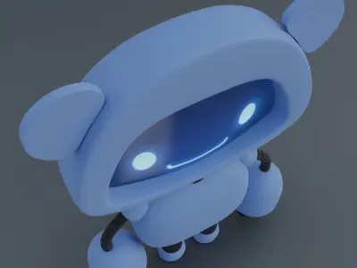 Game Ready Robot Billy  3D model
