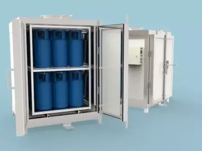 Powder Coating Oven Machine 3D model