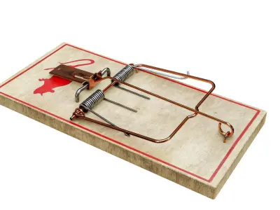Rat Trap Pack Low-poly 3D model