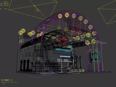 Exhibition - Area - 9X6-3DMAX2009-070 3D model