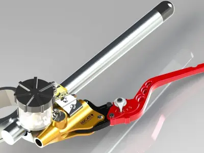 Left Clip On Assem1XT Free 3D model