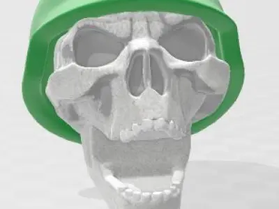 Soldiers Skull Free 3D print model
