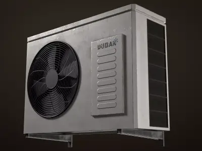 Air conditioner PBR Game Ready Low-poly 3D model