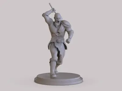 Barbarian Sculpture 3D print model