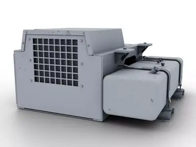 Genset Carrier PowerLINE UG15 Low-poly 3D model