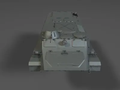 Tank MTLB Low-poly 3D model