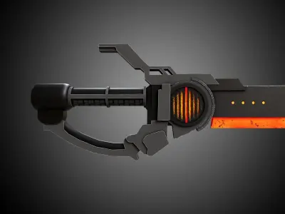 Sci-Fi Sword V7 Low-poly 3D model