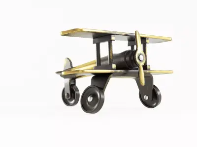 Antique Aeroplane 3D model