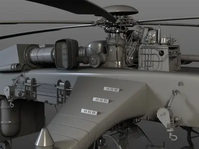 Pick up Helicopter  3D model