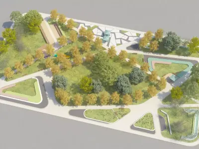 Park Design 3D model