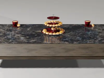 My 3d model is coffetable2 Free low-poly 3D model
