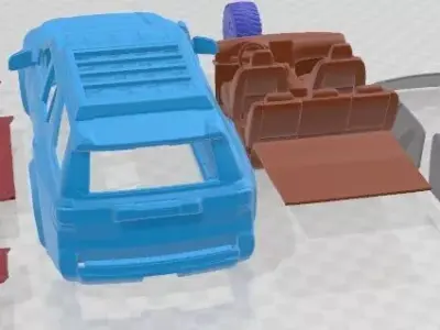 Toyota 4Runner Trailhunter 2025 Printable Car  3D print model
