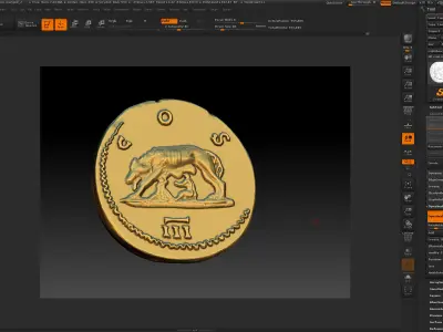 avgust coin-3d print model 3D print model