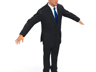 Businessman Rigged for Maya 3D model