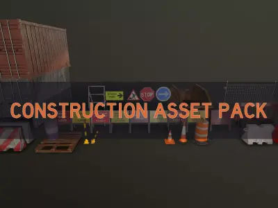 Construction Asset Pack Free 3D model