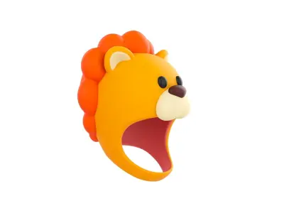 Prop041 Lion Hat 3D model