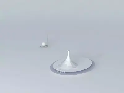 kj futuristic structure Free 3D model