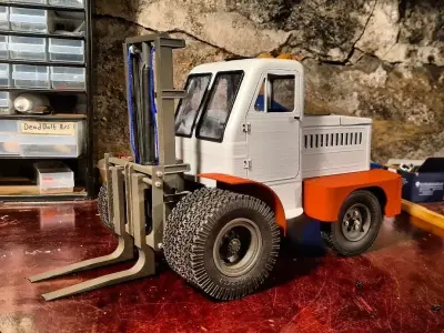 RC FORKLIFT LVOV AP 4045 scale 10 3D print model