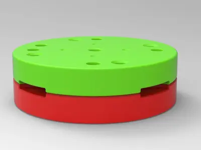 Mold for diecast military truck tire 11 Scale 1 to 25 3D print model