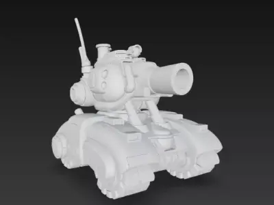 Metal Slug Tank 01 Free 3D print model