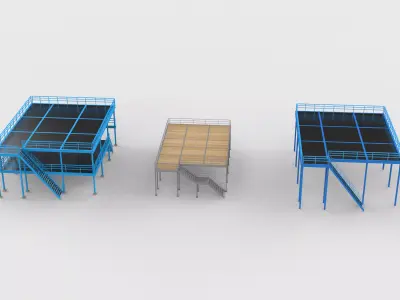 Mezzanine Floori set 3D model