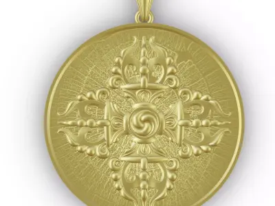 VAJRA - DORJE PENDANT  3D print model