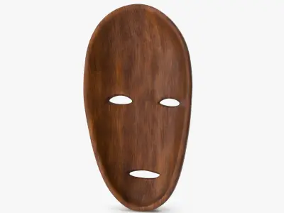  African Congo Mask 8 Wood 