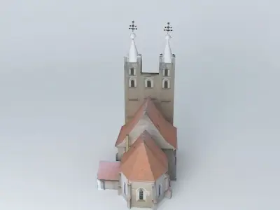 Gelei templom rk rk church in Holice na Ostrove Free 3D model