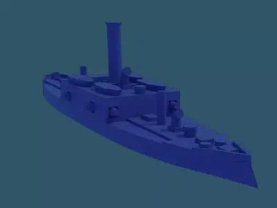 Brazilian Armored Corvette Marriz e Barros 3D print model