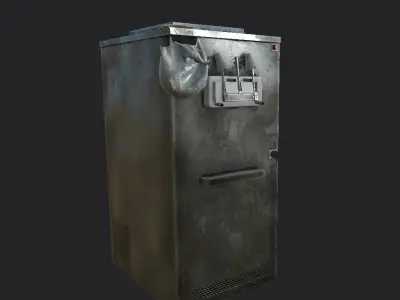 IceCream Dispenser Low-poly 3D model