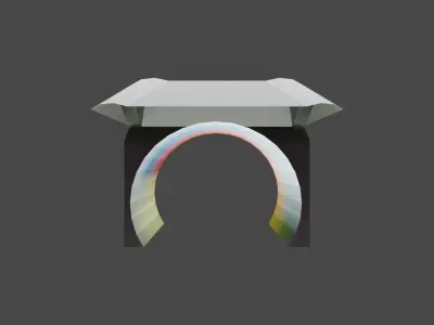 LOWPOLY  Hud Watch  Game Ready Free low-poly 3D model