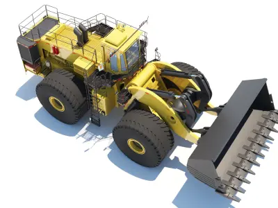 Wheel Loader- 3D Model  3D model