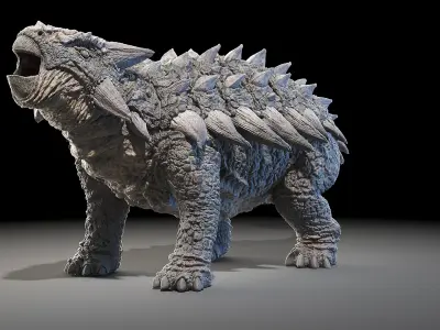 Ankylosaurus Animated 3D model