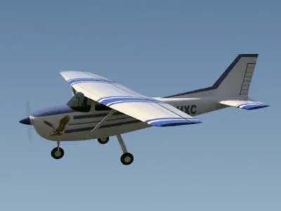 Cessna 172 3D model shop