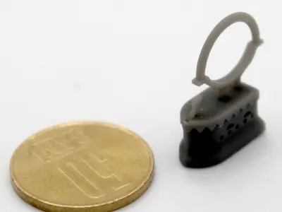 miniature Antique Iron  3D print model