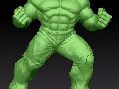 MUSCLE PUG V2 Free 3D print model