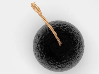 Round Bomb 3D model