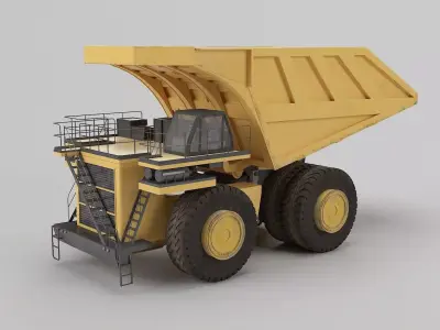 Dumping Truck 3D model