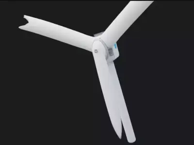 Industrial Wind Turbine Generator 3D model