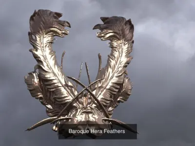 Feather collection 1 3D Model Pack